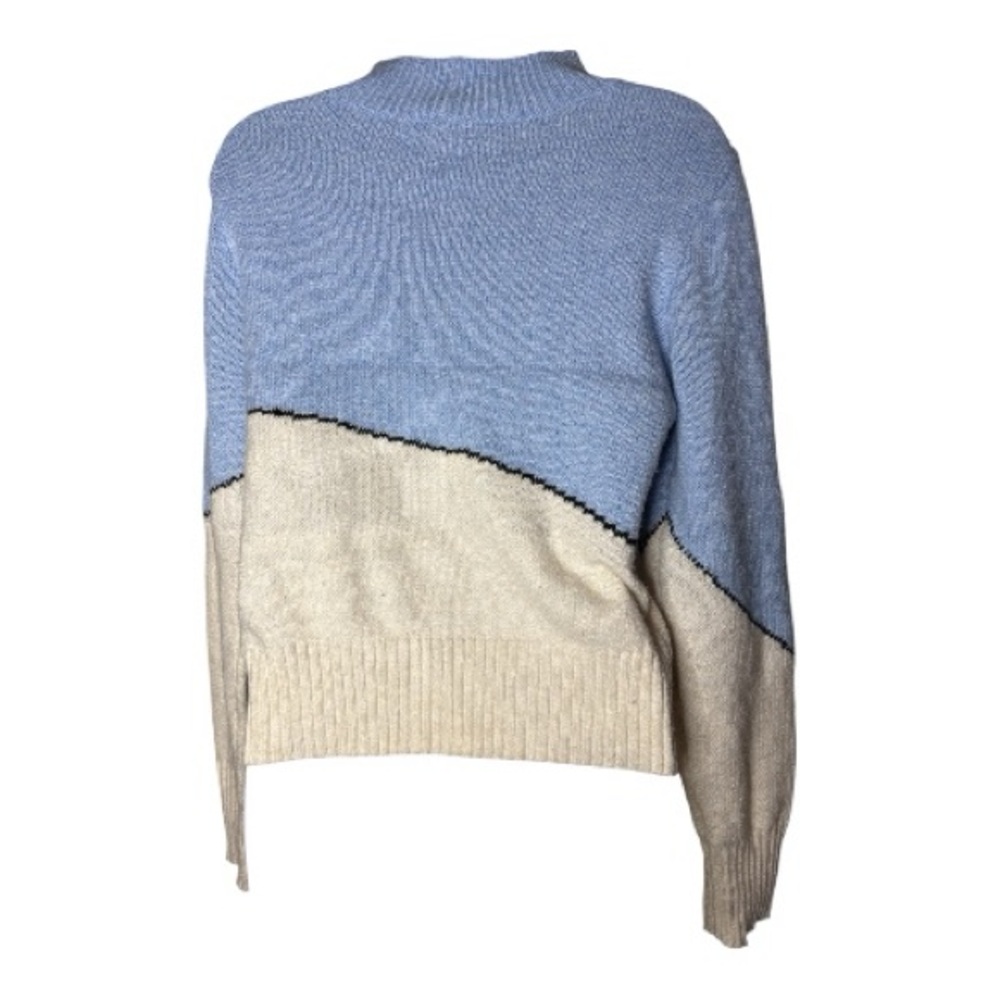 American Eagle Snoopy Mock Neck Sweater Women’s M Blue - Picture 3 of 10